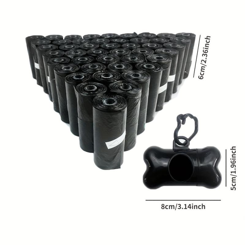 Pet Cleaning Set: 10 Disposable Dog Poop Bags + Waste Bag Dispenser