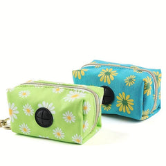 Portable Canvas Pet Bin Bag Holder with Clip
