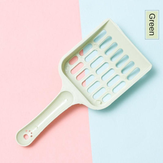 1pc Candy Plastic Pet Litter Sifter Shovel for Cats & Dogs Cleaning