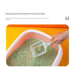 1pc Candy Plastic Pet Litter Sifter Shovel for Cats & Dogs Cleaning