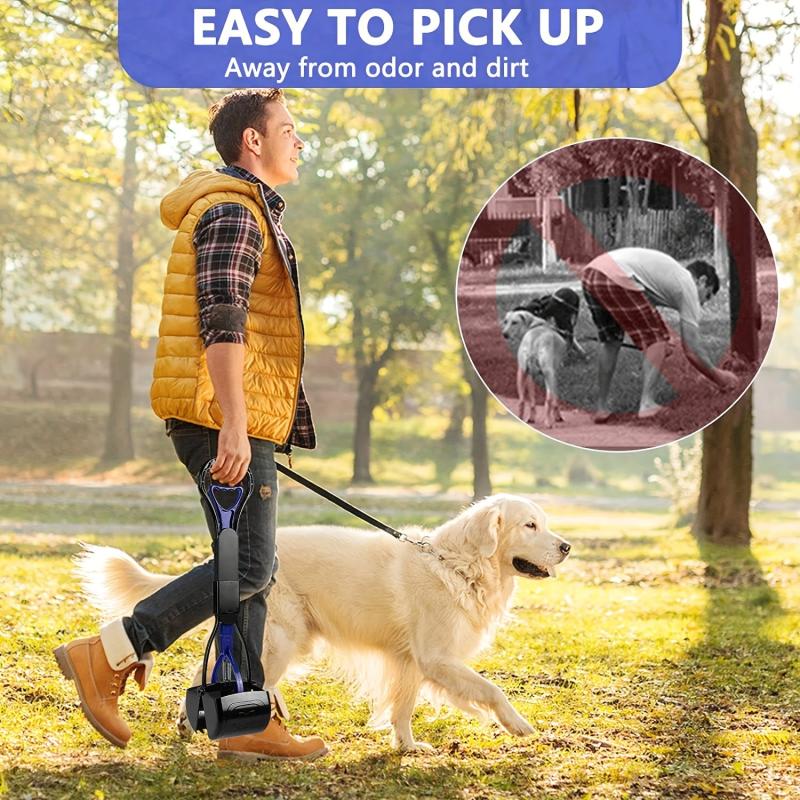 Durable Dog Pooper Scooper with Long Handle