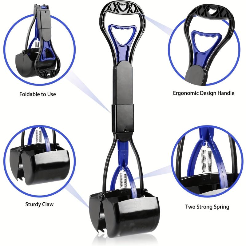 Durable Dog Pooper Scooper with Long Handle