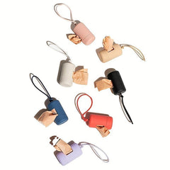 Dog Poop Bag Holder & Dispenser w/ Leash Attachment