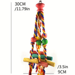 Bird Chew Toy Funny Cotton Rope Parrot Toy Bite Resistant