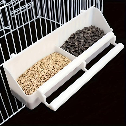 Double Dish Pet Bird Water Feeder