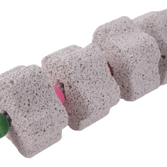 Colorful Stone Mineral Toy for Pet Parrot Cage