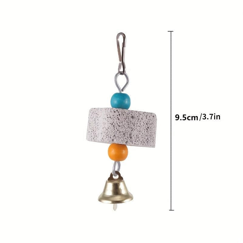 Colorful Stone Mineral Toy for Pet Parrot Cage