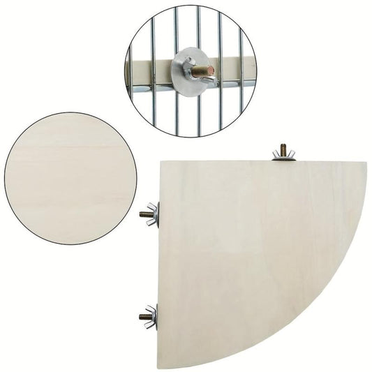Easy Install Parrot Corner Perch Platform Stand