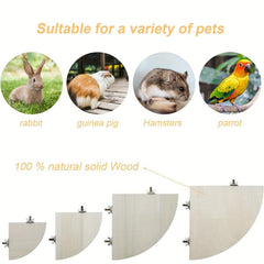Easy Install Parrot Corner Perch Platform Stand