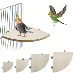 Easy Install Parrot Corner Perch Platform Stand