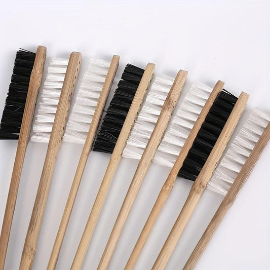 Parrot Cage Cleaning Brush Long Wooden Handle Pet Bird Cleaning Supplies