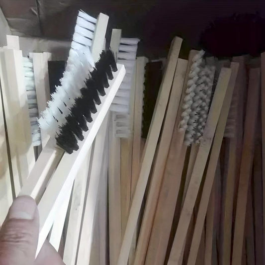 Parrot Cage Cleaning Brush Long Wooden Handle Pet Bird Cleaning Supplies