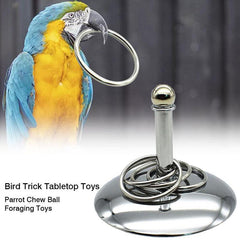 Parrot Training Toys Stacking Rings Chew Toys