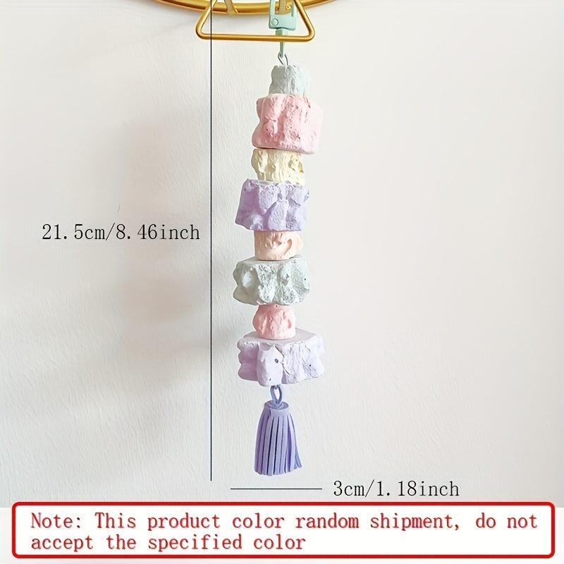 Pet Bird Toy Parrot Chew Toy Stand Cage Decoration