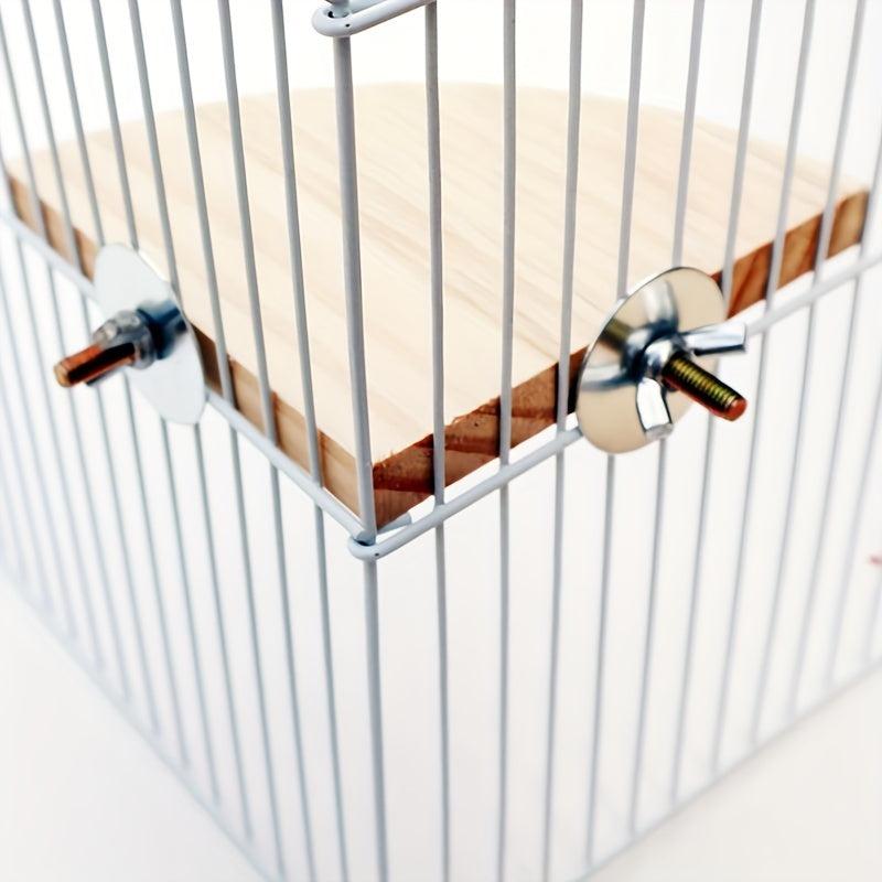 Wood Perch Stand Toy for Hamsters and Parrots