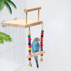 Colorful Beads Swing Climbing Ladder for Parrot Bird