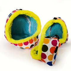 Cozy Winter Parrot Bed Hammock Toy