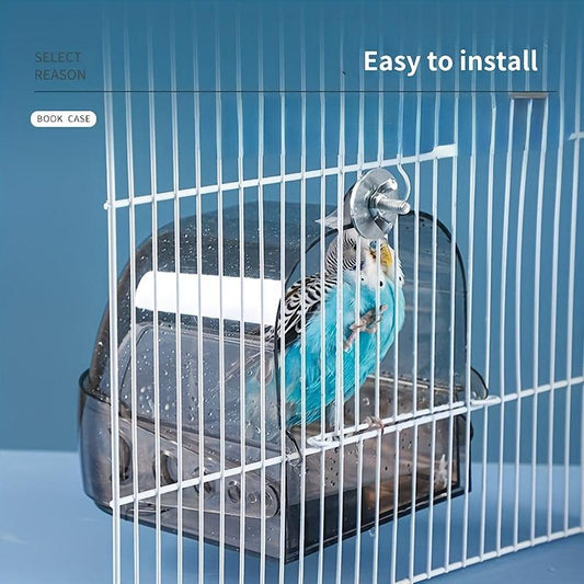 Small Hanging Bird Bath Cage for Clean Birds