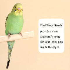 2pcs Bird Perch Stand for Parrots and Parakeets - Essential Accessory
