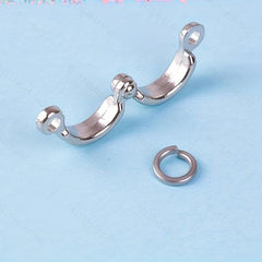 Stainless Steel Parrot Leg Ring for Stylish Pet Decor
