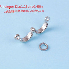 Stainless Steel Parrot Leg Ring for Stylish Pet Decor