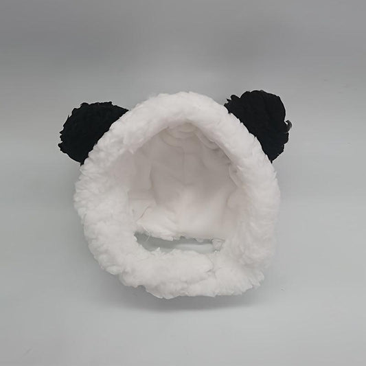 Knitted Bear Head Pet Hat Warm Headdress