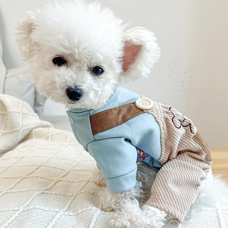 Fashionable Corduroy Jumpsuit for Dogs