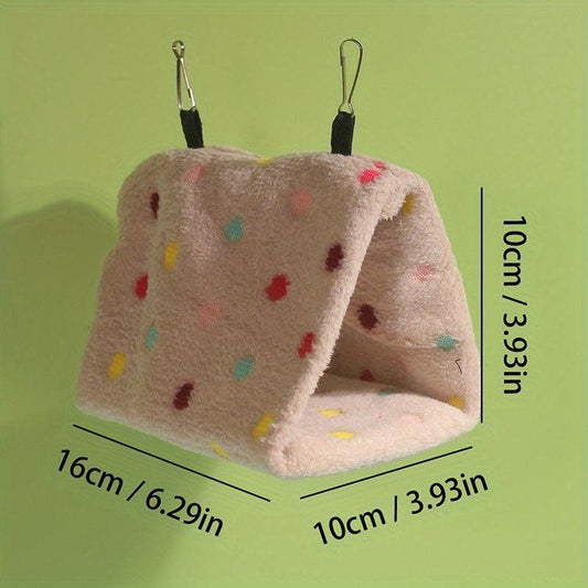 Small Animal Hammock for Winter Warmth in Bird Cage