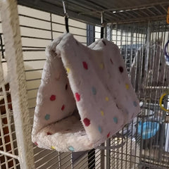 Small Animal Hammock for Winter Warmth in Bird Cage