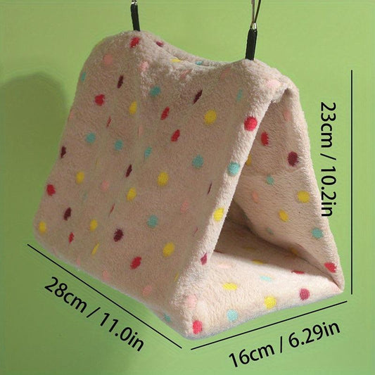 Small Animal Hammock for Winter Warmth in Bird Cage