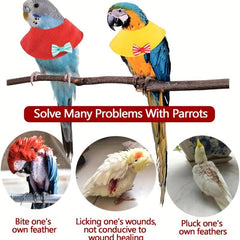 Adjustable Parrot Collar Elizabethan Bird Protection Cone