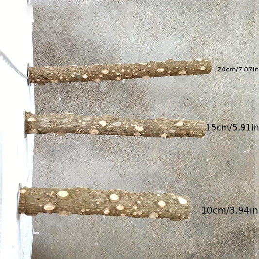 Bird Feeding Station with Durable Wood Pole