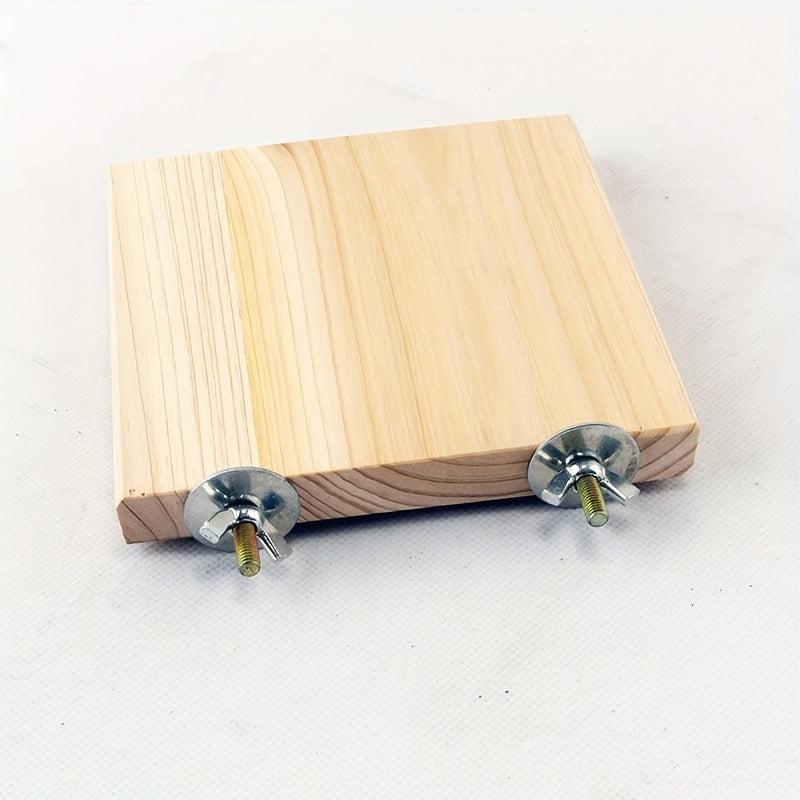 Wood Parrot Bird Perch Stand Platform For Pet Playing