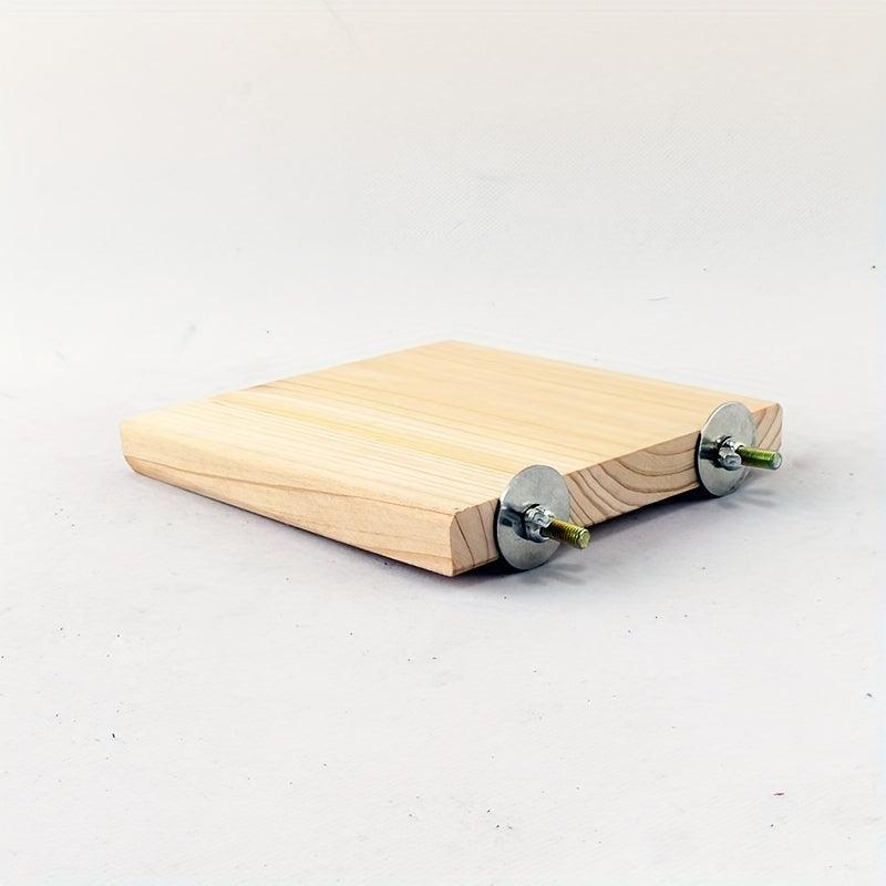 Wood Parrot Bird Perch Stand Platform For Pet Playing