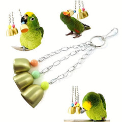 Colorful Parrot Bird Toys Molar Bell Toys