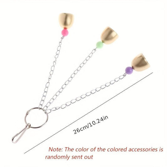 Colorful Parrot Bird Toys Molar Bell Toys