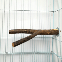 Wood Perch Stand for Parrots and Hamsters - Comfortable and Safe Resting Spot
