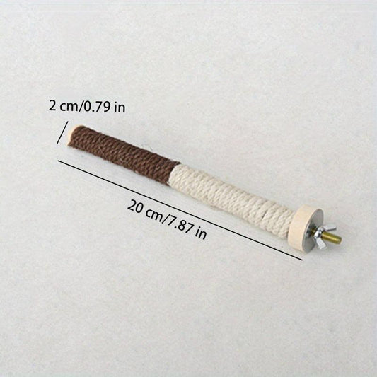 Bird Claw Beak Grinding Standing Perch Parrot Station Pole Bird Toy