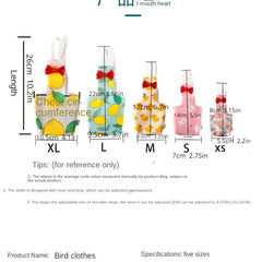 Bird Flight Suit Parrot Training Nappy Creative Clothes