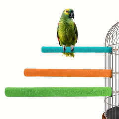 Natural Wood Parrot Perching Station for Claw Grinding