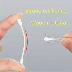 300-600 Pet Cotton Swabs Wooden Handle Cat Dog Ear Cleaning