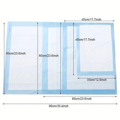 20pcs Dog Diaper Pads Disposable Puppy Training Mats Absorbent Urine Pads