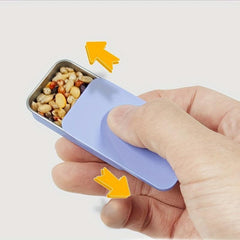 Bird Training Food Jar Parrot Handheld Feeder