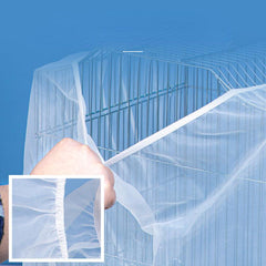Bird Cage Cover Splash proof Net Gauze Cloth Dust proof Mosquito Net Cover