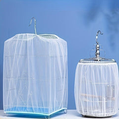 Bird Cage Cover Splash proof Net Gauze Cloth Dust proof Mosquito Net Cover