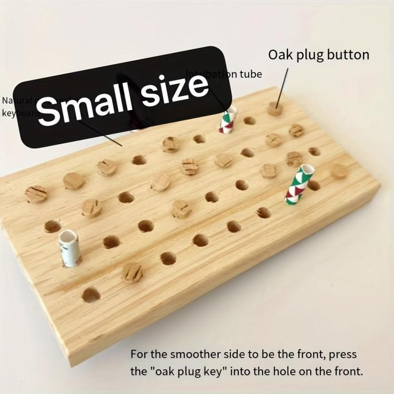 Bird Chewing Toy Hanging Wood Keyboard Toy For Training