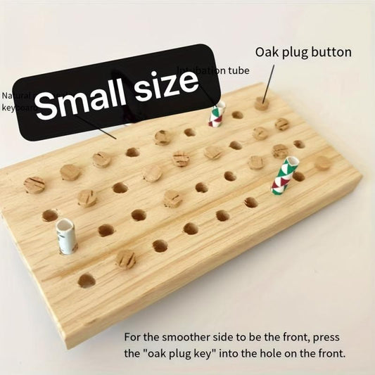 Bird Chewing Toy Hanging Wood Keyboard Toy For Training