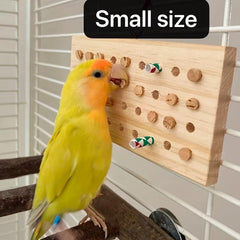 Bird Chewing Toy Hanging Wood Keyboard Toy For Training