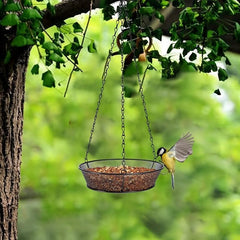 Metal Outdoor Hanging Bird Feeder Tray for Garden