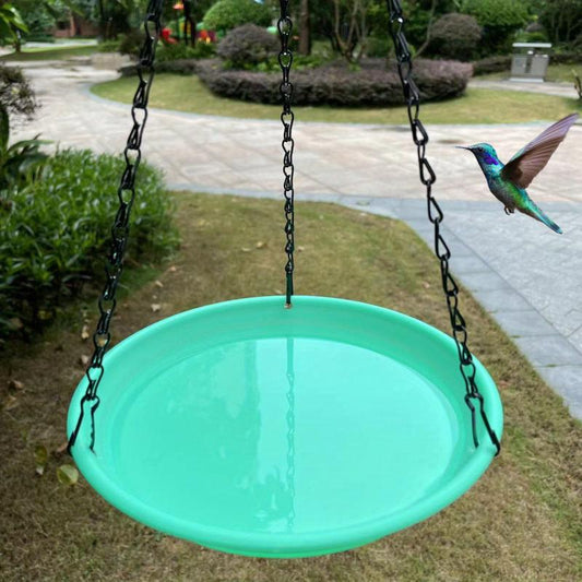 Vibrant 7-Colored Bird Feeder Tray for Garden